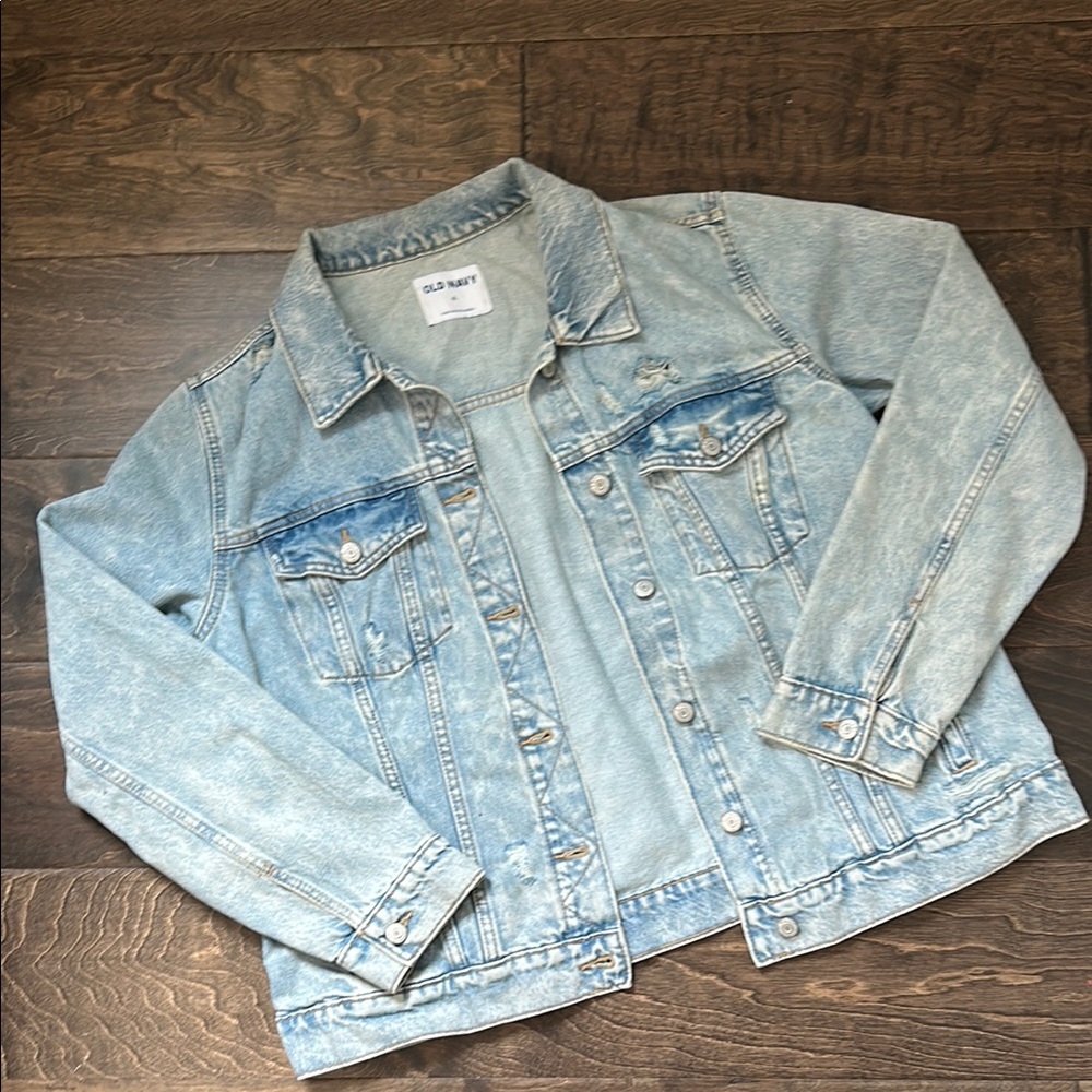 Old Navy Classic Light Blue Denim Jacket